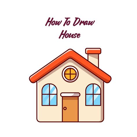 房子怎麼畫|兒童簡筆畫漂亮的房子 How To Draw a House Easy